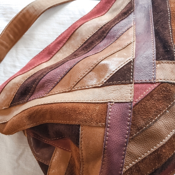 LUCKY BRAND multi - color chevron shoulder bag - Picture 2 of 7